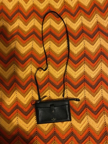 Kate spade black - spade, pebbled