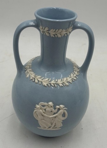 Vintage wedgwood blue - vintage, white