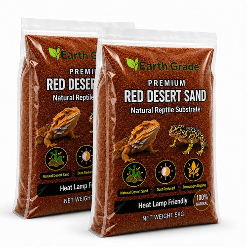 Reptile desert sand 10kg - desert, red