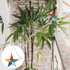  Stained Window Pendant Barn