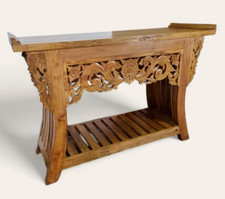 Teak Wood Sideboard Natural