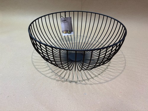 Wire basket black - basket, (35cm