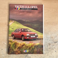 1986 Vauxhall Opel range