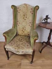 Edwardian Armchair Wing Back