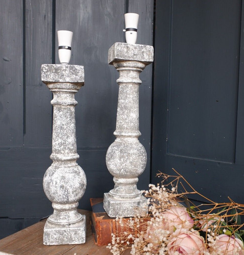 New pair column table lamp - new,