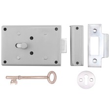 FB4 Lock Reversible Rim Latch