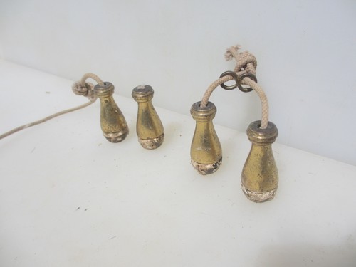 Vintage brass cistern handle - brass,