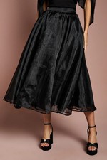 Coast Black A-Line Skirt