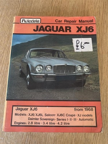 Jaguar xj6 series workshop - xj6,
