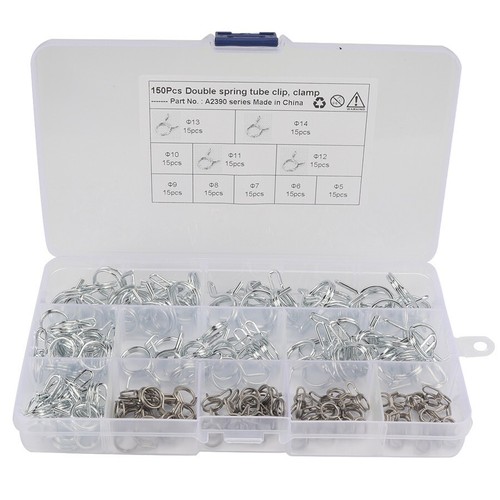 150pcs fuel line hose - line, spring