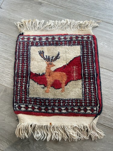 Vintage hand woven small - hand,
