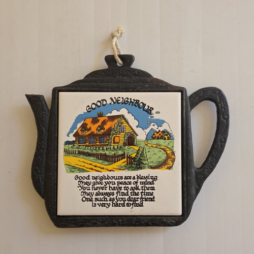 Vintage good neighbours - neighbours, poem