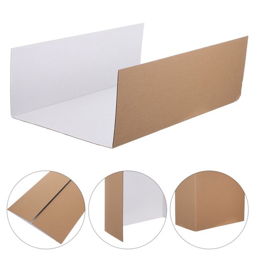 White corrugated tri fold - corrugated, tri-fold