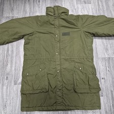 Swedish army m90 green parka coat size xxl chest 56" extreme cold mod vtg 1991