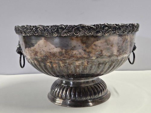 Silver plate copper - on, bowl