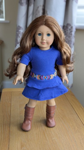 American girl doll - girl, saige+2