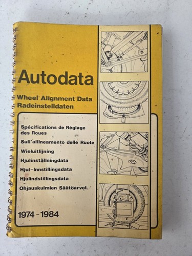 Autodata wheel alignment data - wheel,