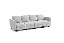 Light Grey 4 Seater Sofa With