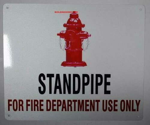 Manual standpipe for fire - manual,