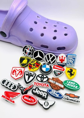 Car brand replica croc charms - car,