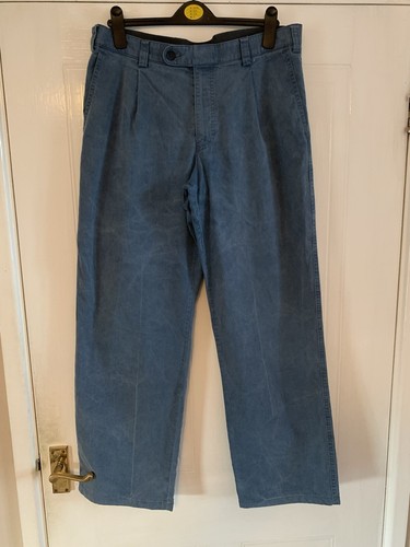 Bruhl trousers mens w34s - trousers, sky