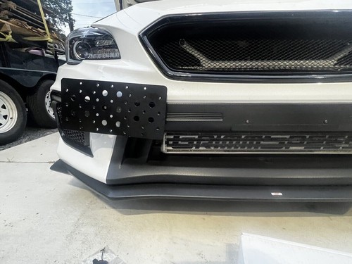 Bumper tow hook - bumper, license