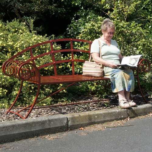 Stunning wrought iron arched - iron,
