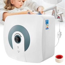 15L Electric Instant Hot Water Heater Under Sink Small Water Tank Kitchen