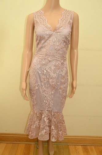 New lipsy vip dusky pink - new, lace