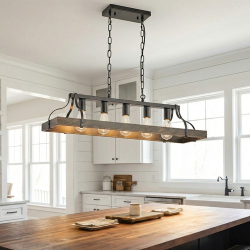 Vintage chandelier 5 light - chandelier,