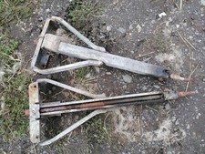Pair of Caravan drop down jack legs, stabilisers 21 inch,corner steady's. ALKO,