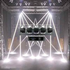 5 Heads Led Moving Lights Beam Strobe Disco DJ Club Stage Lighting 2 IN 1 5*40W