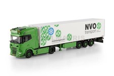 WSI 01-4728 Heuvelman GSO DAF XG+ 4X2 Refrigerated Trailer - 3 Axles 1/50