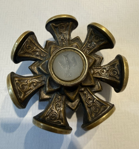 Vintage brass wax seal stamp - seal,