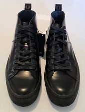 Fred Perry George Cox Creeper Mid Leather Lace-up Monkey Boots Black uk 5 eu 38