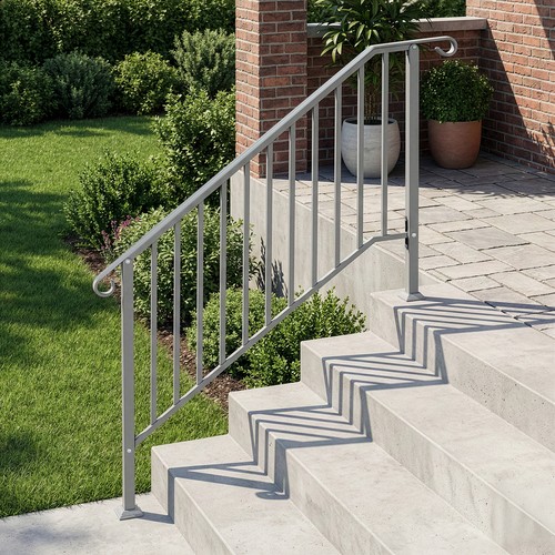 Iron handrail for steps - handrail, 4-5