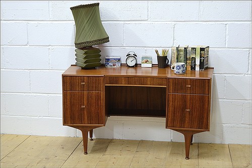 Vintage desk teak mcintosh - desk, mid