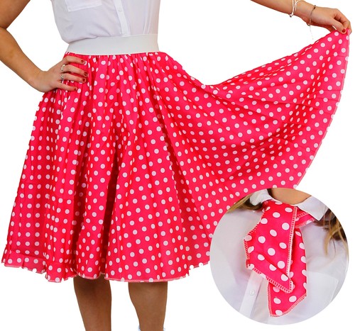 Polka dot skirt scarf - polka,