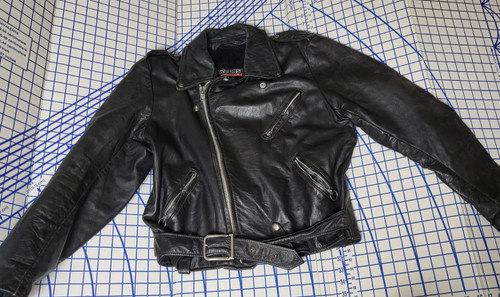Vtg brooks leather motorcycle - leather,