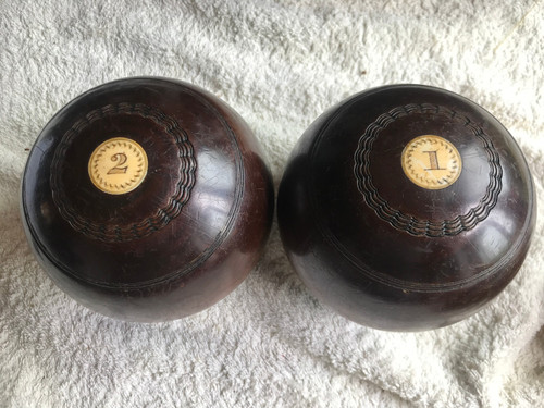 Pair vintage wooden - pair, of