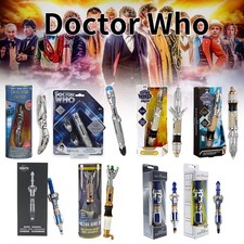 Doctor Who The 10th 12th 13th 14th Sonic Screwdriver w/ Light Sounds Collector