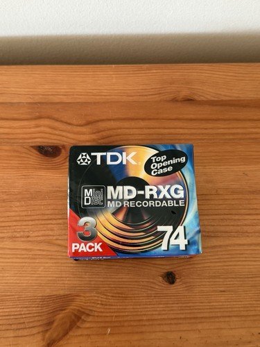 Pack tdk mini disc rxg - 3,
