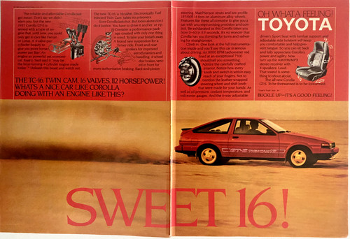 Toyota corolla twin - corolla, gt-s