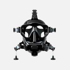 New Black Rubber Fetish Breath Play Dive Gas Mask