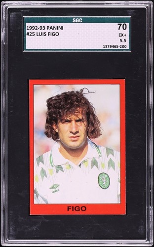 Luis figo rookie panini - rookie,