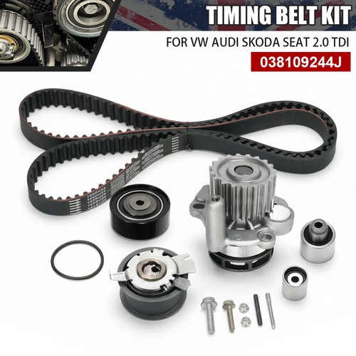 Timing belt water pump kit - belt,