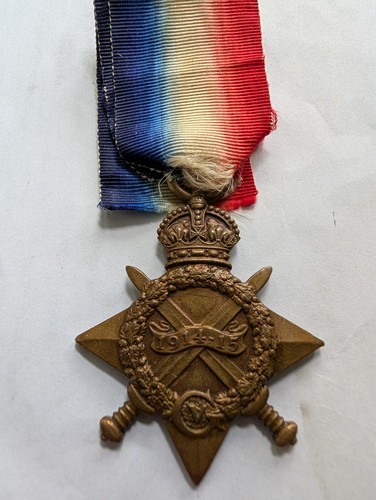 1915 star medal mason 2nd - star, to