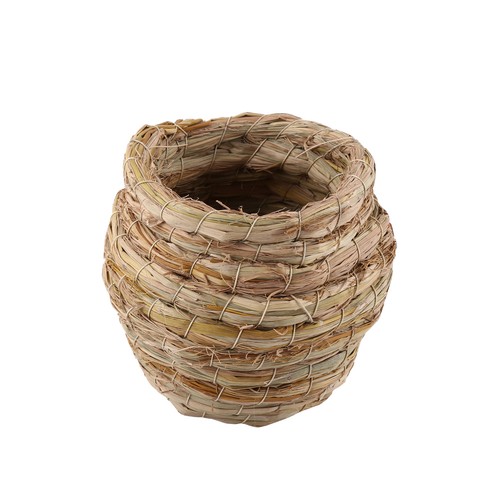 Handwoven straw bird - handwoven,