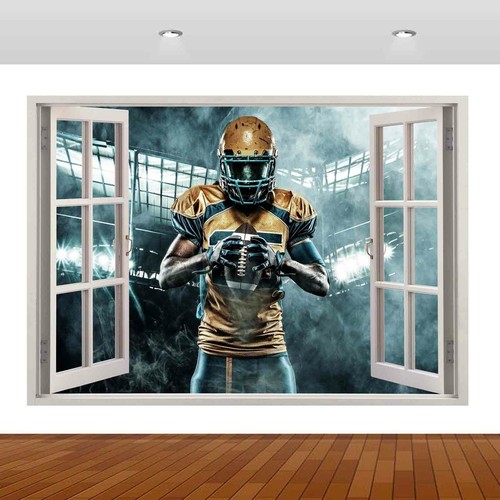 Rugby player stadium - player, 3d