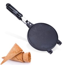 Waffle Cone Maker,Non Stick Egg Roll Waffle Cone Machine Waffle Cone Machine